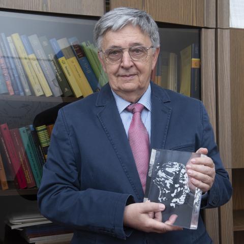 László Lovász with the Abel Prize